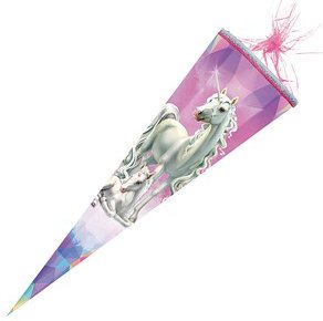Nestler Tradition in Emotion Schultüte Einhorn Märchenwald 85,0 cm mehrfarbig