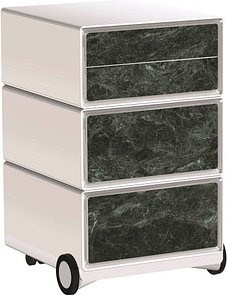 PAPERFLOW easyBox Contents Rollcontainer weiß, bunt 4 Auszüge 39,0 x 43,6 x 64,2 cm