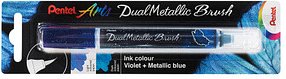 Pentel Dual Metallic Brush XGFH-DVX Brush-Pen lila, 1 St.