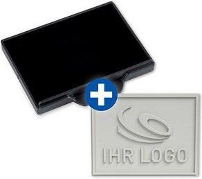 trodat Stempelplatte + integriertes Stempelkissen Ersatz-Set für trodat 5208