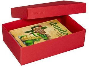 2 BUNTBOX L Geschenkboxen 3,6 l rot 26,6 x 17,2 x 7,8 cm