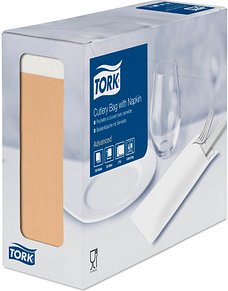 TORK Bestecktaschen braun 6,0 x 19,5 cm, 100 St.