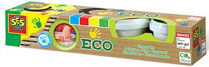 SES Creative® Eco Fingerfarben farbsortiert 4x 150,0 ml, 1 St.