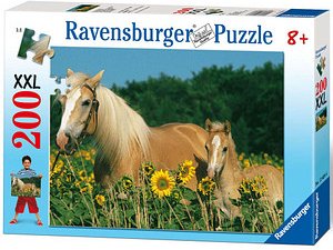 Thumbnail - Ravensburger XXL Pferdeglück Puzzle, 200 Teile