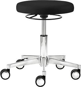 Mayer Arbeitshocker myXPERT - Maxi Tellersitz 1296 30 572 schwarz Kunstleder