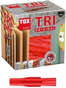 TOX TRI 8/51 010100111 Universaldübel Ø 8 mm x 51 mm, 100 St.