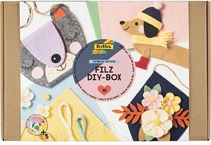 folia Bastelfilz-Set Rainbow 36-tlg. mehrfarbig