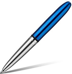 fisher SPACE PEN® Kugelschreiber Bullet Space Pen Lack Pastel Blueberry blau/silber, Schreibfarbe: schwarz, 1 St.