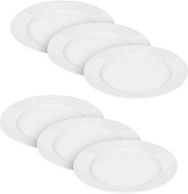 6 BAUSCHER Teller smart weiß 27,0 cm