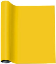 plottiX Wandtattoo-Folie gelb 31,5 cm x 1,0 m, 1 Rolle