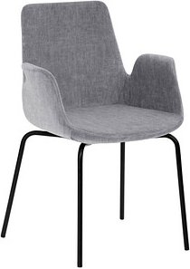 Mayer Besuchersessel myHELIOS grau schwarz Stoff, 1 St.
