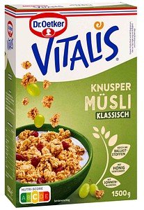Dr. Oetker Vitalis Knuspermüsli Müsli 1,5 kg