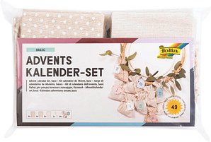 folia Adventskalender basic natur