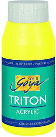 Thumbnail - KREUL SOLO GOYA Triton Acrylfarbe neongelb 750,0 ml, 1 St.