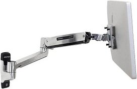 ergotron Monitor-Halterung LX HD Schwenkarm 45-383-026 silber für 1 Monitor, Wandhalterung