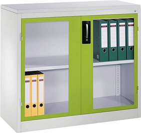 CP Stahlschrank 8831-055 S10191 Acrylglas, clowngrün, lichtgrau 1 Fachboden 120,0 x 50,0 x 100,0 cm, aufgebaut, 1 St.