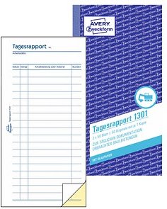 Thumbnail - AVERY Zweckform Tagesrapport Formularbuch 1301, 1 St.