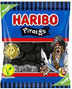 HARIBO PIRATOS Lakritz 175,0 g