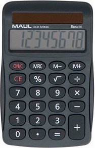 MAUL ECO MJ 455 Tischrechner grau