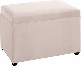 Thumbnail - HAKU Möbel Sitztruhe 54945 creme Stoff 58,0 cm