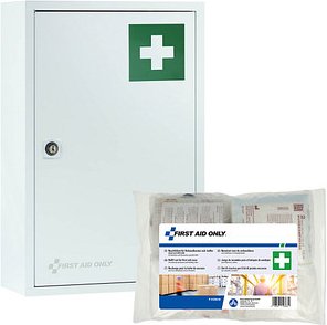 Thumbnail - FIRST AID ONLY® Medizinschrank DIN 13169 weiß