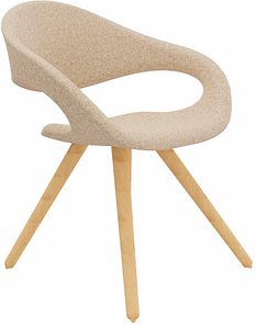 Thumbnail - fm Besucherstuhl Elan 4260761571461 sand Stoff, 1 St.