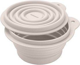 FACKELMANN Vorratsdose faltbar 6,5 cm hoch weiß, 1 St.