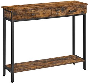 VASAGLE Konsolentisch braun 100,0 x 30,0 x 80,0 cm