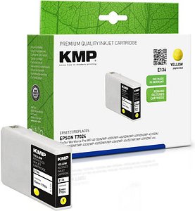 KMP E136 gelb Druckerpatrone kompatibel zu EPSON T7024XL