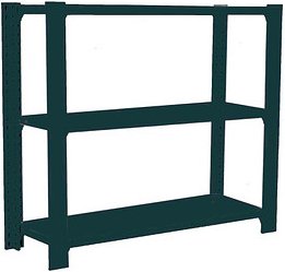 Thumbnail - Simonrack Schwerlastregal OFFICCLICK 3 8425437103391 anthrazit 90,0 x 40,0 x 100,0 cm