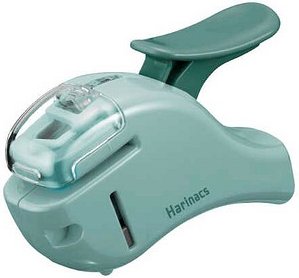 KOKUYO Klammerloses Heftgerät Harinacs SMALL+ blau-grün, 1 St.