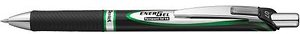 Pentel EnerGel Document BLP77 Gelschreiber schwarz/silber 0,35 mm, Schreibfarbe: grün, 1 St.