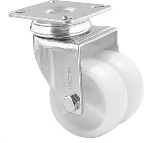 WAGNER® design yourself Apparate-Doppel-Lenkrolle ECO RO 1252 weiß