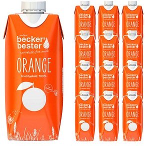 beckers bester ORANGE Direktsaft 12x 0,33 l