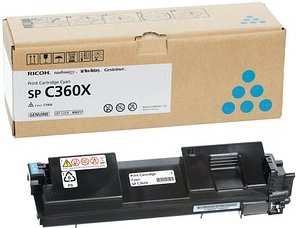 Thumbnail - RICOH SP C360X cyan Toner