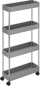 SONGMICS Nischenwagen grau 40,0 x 12,5 x 88,0 cm