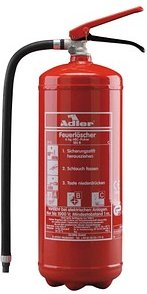 Adler PDE6 Feuerlöscher Pulver 6,0 kg