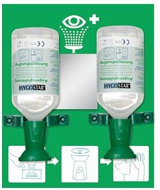 HYGOSTAR Augenspülstation Double 50012 grün Kunststoff, 1 St.