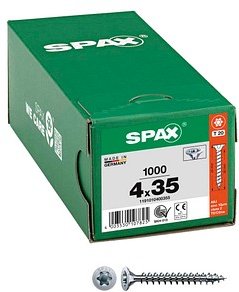 Thumbnail - SPAX® Universalschrauben T20 Senkkopf WIROX 1191010400355 4 mm x 35 mm, 1.000 St.