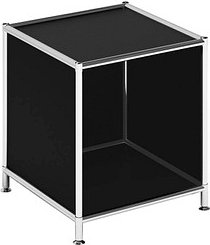 viasit Aktenregal System4 schwarz 40,4 x 40,4 x 43,2 cm