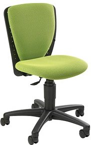 Topstar Kinderdrehstuhl High S'cool®, 70570BB50 Stoff grün, Gestell schwarz