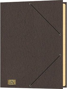 RNK-Verlag Ordnungsmappe 9 Fächer braun