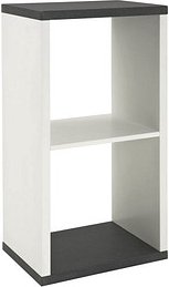 HAKU Möbel Aktenregal granitoptik, weiß 43,0 x 30,0 x 84,0 cm, 1 St.