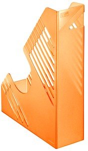 Thumbnail - bene Stehsammler 50100ORT orange-transparent Kunststoff, DIN A4