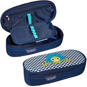 herlitz Schlampermäppchen Schildkröte Motiv, 21,5 x 9,0 cm