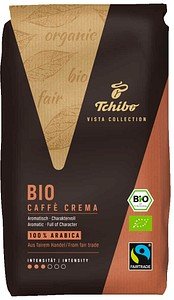 Thumbnail - Tchibo VISTA CAFFÈ CREMA Bio-Kaffeebohnen, Arabicabohnen 1000 g