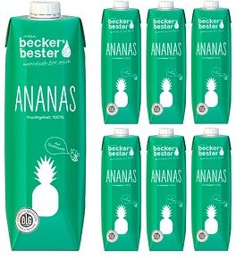 beckers bester ANANAS Direktsaft 6x 1,0 l