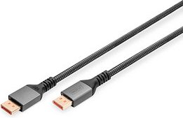 Thumbnail - DIGITUS DisplayPort/DisplayPort Kabel DB-340111-010-S 1,0 m schwarz, 1 St.