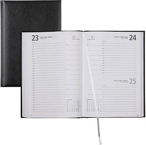 Printus Buchkalender Tagesplaner 2026 Schwarz, 1 St.