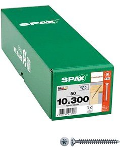 SPAX® Holzbauschrauben T50 Senkkopf WIROX 1201011003005 10 mm x 300 mm, 50 St.